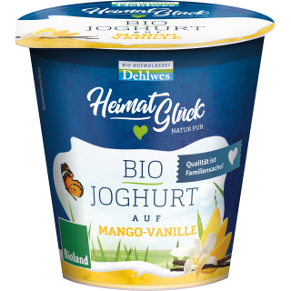 Joghurt auf Mango-Vanille, 3,5% (kl. Becher)