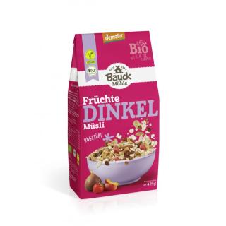Dinkel Müsli Früchte