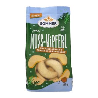 Dinkel Nusskipferl mit Vanille