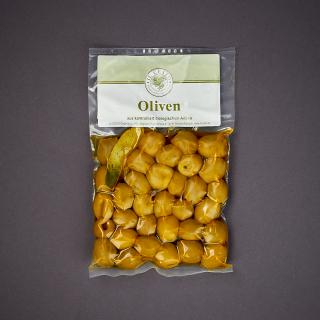 Griech. Oliven, grün, natur, entsteint