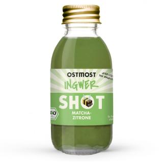 Ingwer Shot Matcha-Zitrone