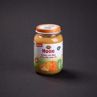 Kürbis mit Reis