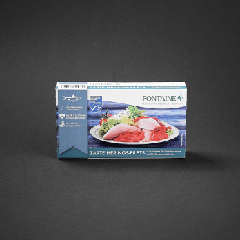 Heringsfilets in Tomatencreme