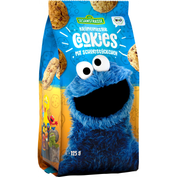 Krümelmonster Cookies mit Schokostückchen