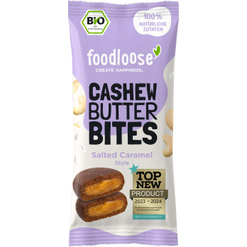 Cashew Butter Bites Salted Caramel