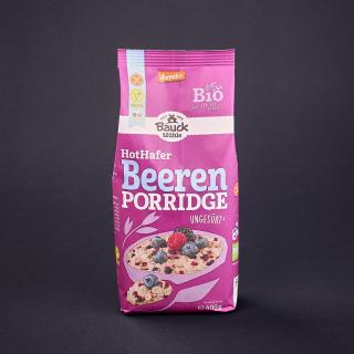 Porridge mit Beeren, glutenfrei