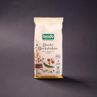 Bunte Buchstabennudeln