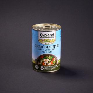 Gemüsesuppe mit Huhn