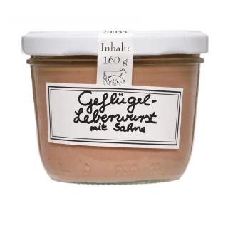 Geflügelleberwurst im Glas