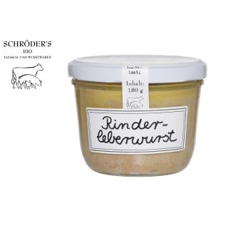 Rinderleberwurst im Glas