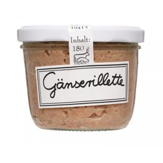 Gänserillette im Glas