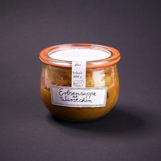 Erbsensuppe mit Wurst