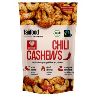 Chili Cashews, geröstet, Fairtrade (Beutel)