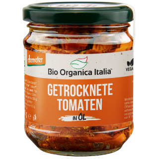 Getrocknete Tomaten in Öl