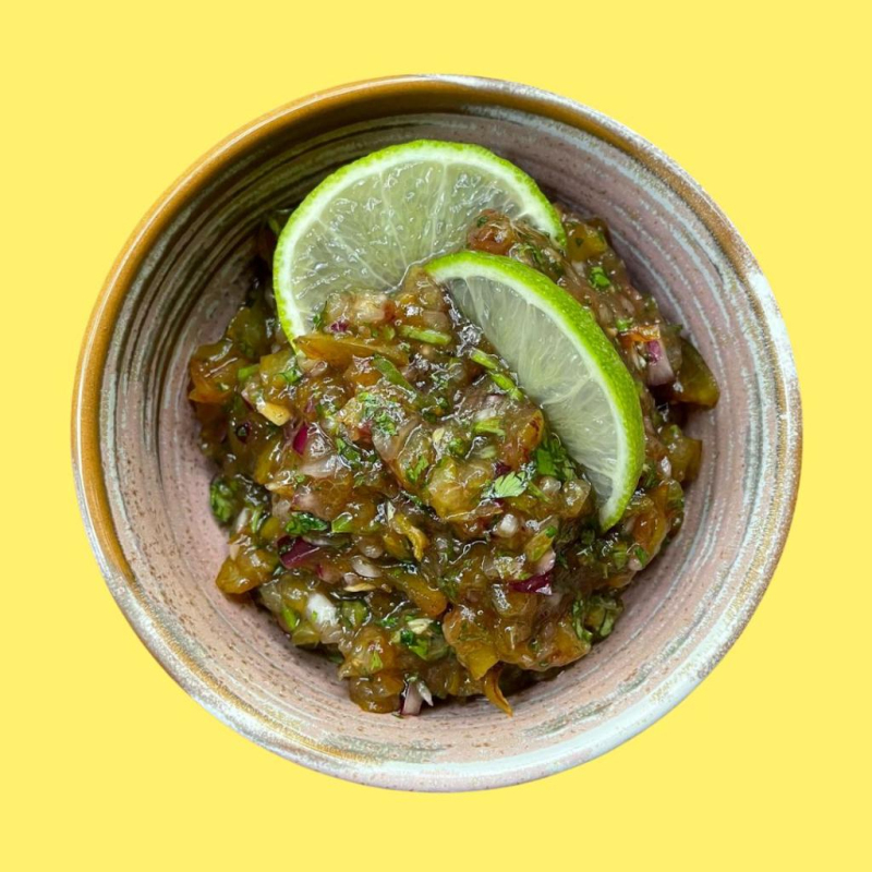 Frische Mirabellen-Salsa