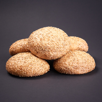Sesambrötchen halbgebacken