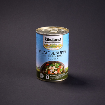 Gemüsesuppe mit Huhn