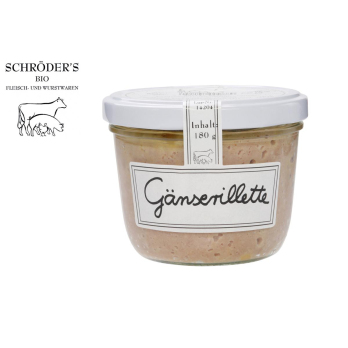 Gänserillette im Glas