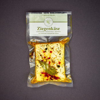 Original griechischer Ziegenkäse, 43%, mariniert