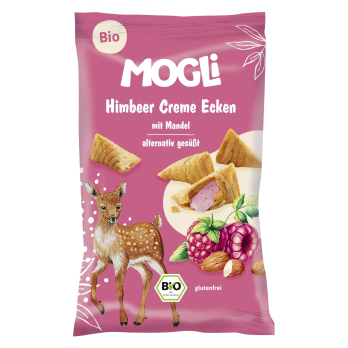 Himbeer Creme Ecken mit Mandel