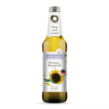 Sonnenblumenöl nativ (Pfandflasche)