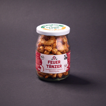 Cashews mit Chili geröstet